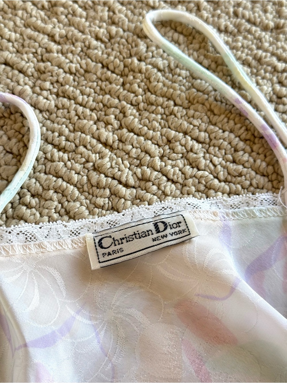 RARE Dior - 1980s Vintage Midsummer Nights Dream Peignoir By Christian Dior - Picture 2 of 8